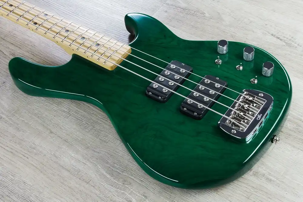 G&L USA L-2000 4-String Electric Bass, Maple Fingerboard, Hard Case - Clear Forest Green Don’t Miss Out
