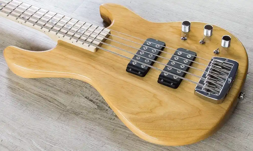 Mega Sale G&L USA L-2500 5-String Electric Bass, Maple Fingerboard, Hard Case - Vintage Natural