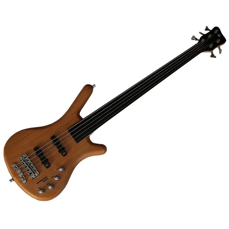 Warwick RockBass Corvette Basic 5-String Fretless Active Bass - Natural Satin Authentic
