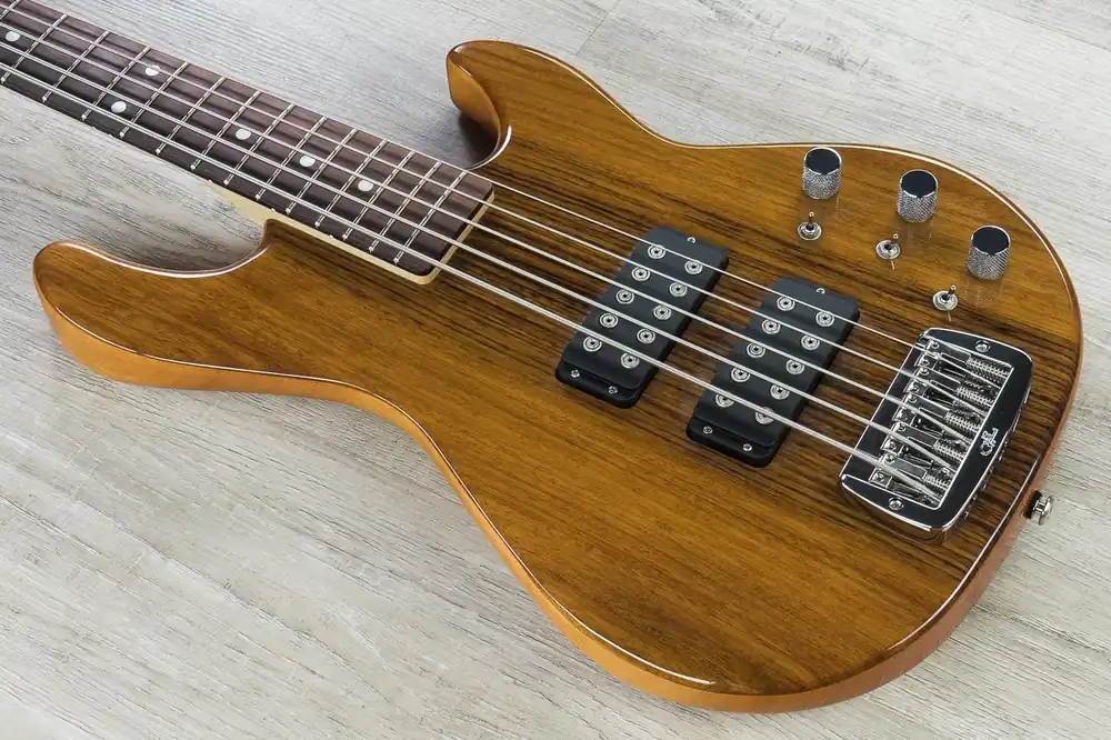 G&L USA L-2500 5-String Electric Bass, Rosewood Fingerboard, Hard Case - Natural Handmade