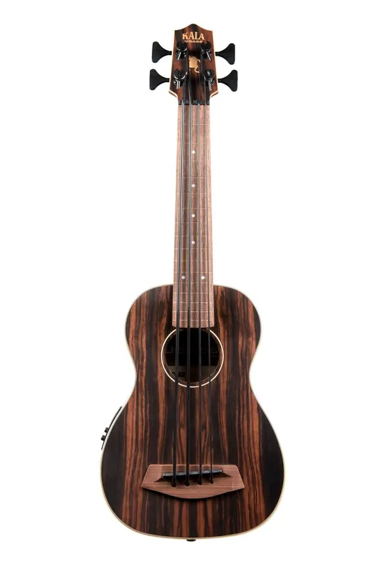 Order Now Kala Ebony Acoustic-Electric U-Bass, Frettless with Gig Bag