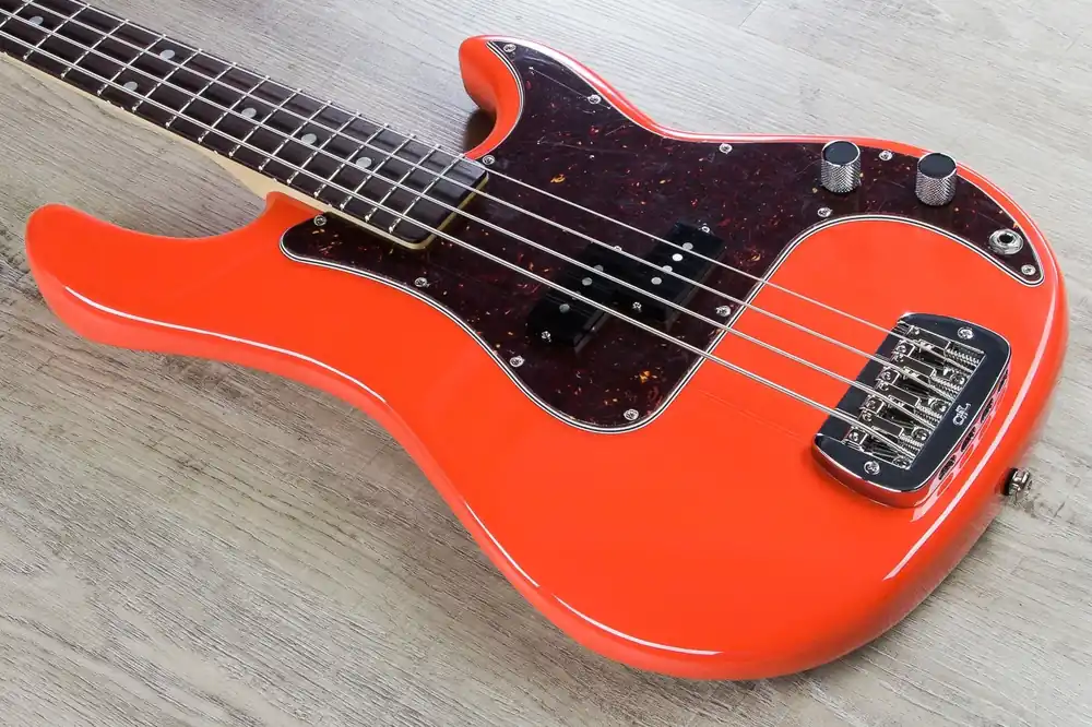 G&L USA LB-100 4-String Electric Bass, Rosewood Fingerboard, Hard Case - Fullerton Red Cheap