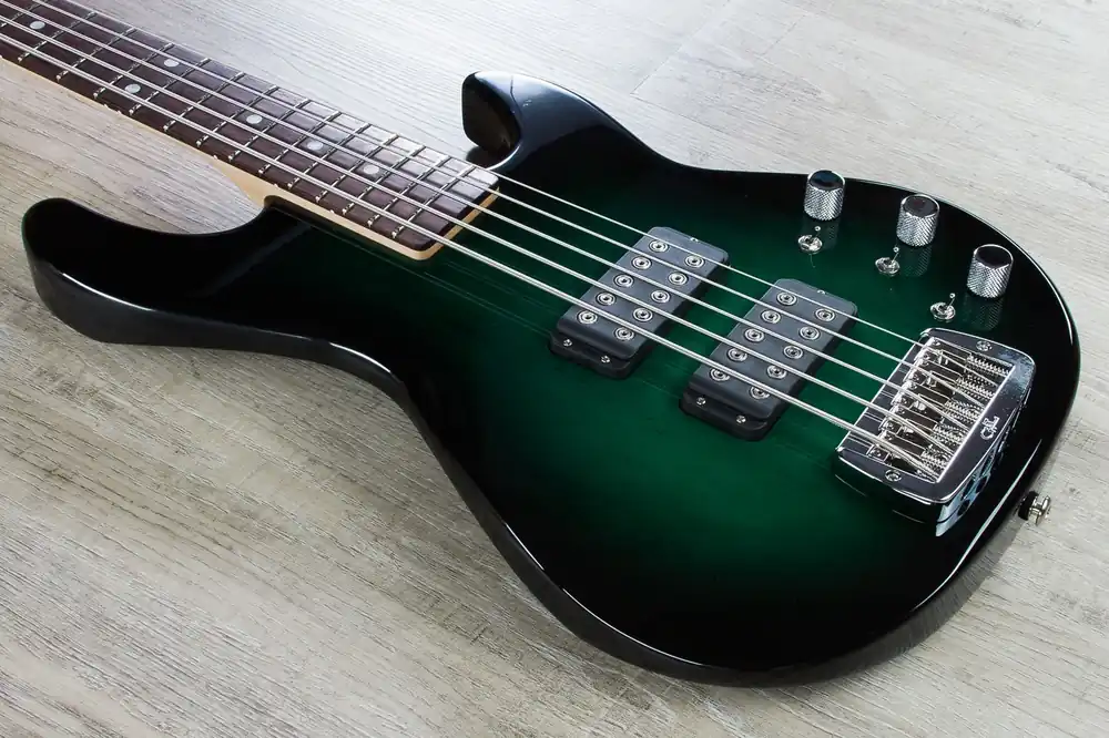 G&L USA L-2500 5-String Electric Bass, Rosewood Fingerboard, Hard Case - Greenburst While Supplies Last