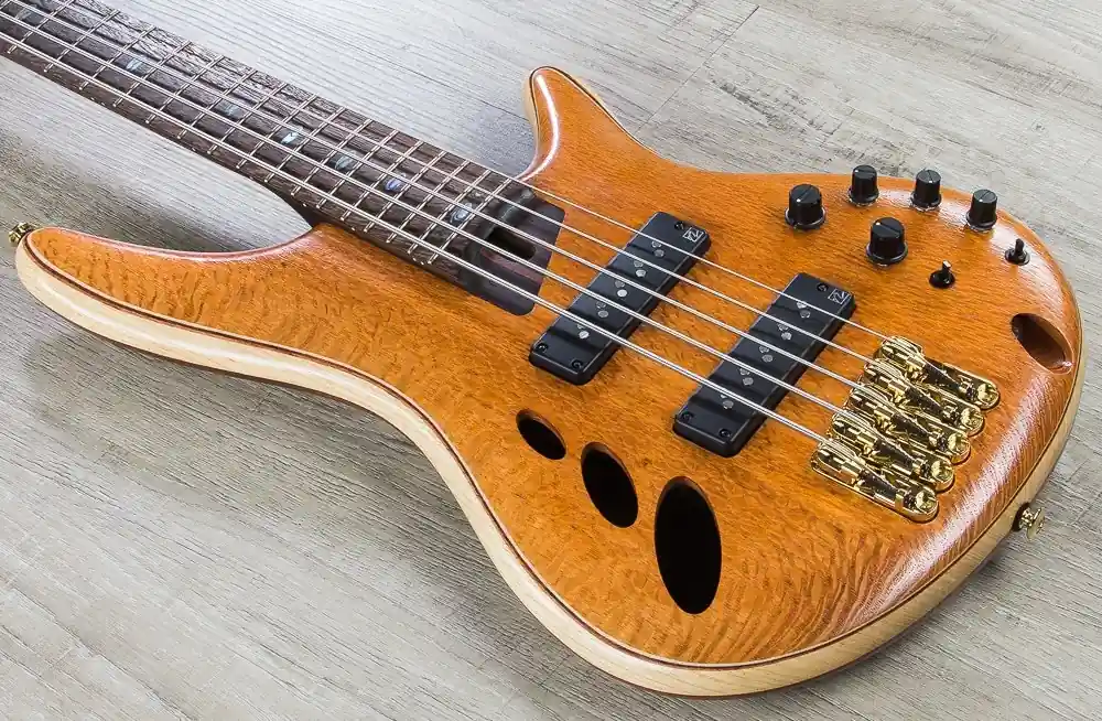 Save Now Ibanez SR30TH5PII SR 30th Anniversary 5-String Electric Bass, Wenge Fretboard, Hard Case - Florid Natural Low Gloss