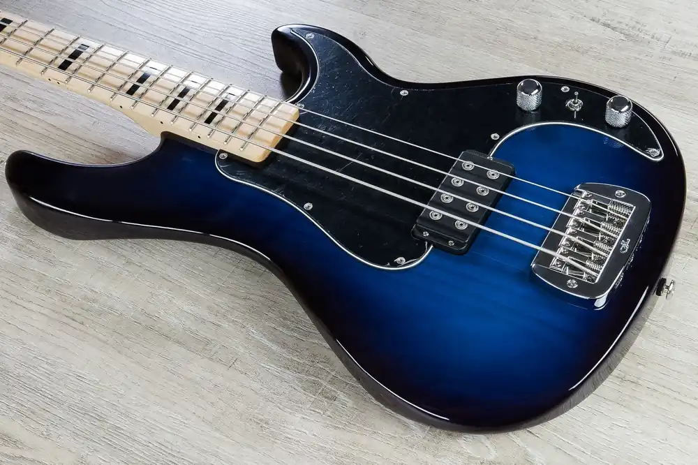 G&L USA Kiloton Electric Bass, Maple Fingerboard, Hard Case - Blueburst Bulk Order