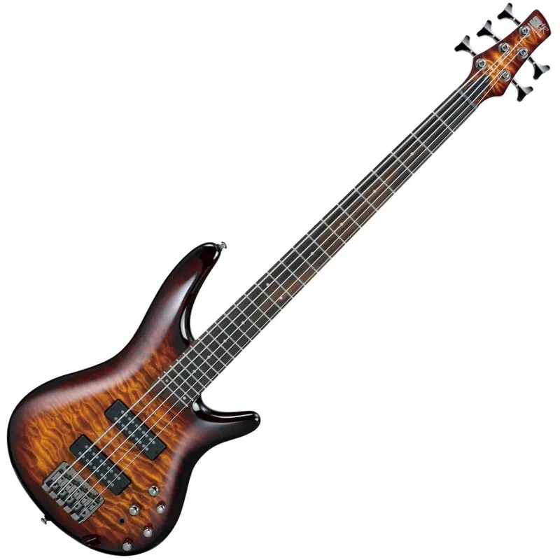 Ibanez SR405EQMDEB SR 5-String Quilted Maple Top Electric Bass in Dragon Eye Burst Popular