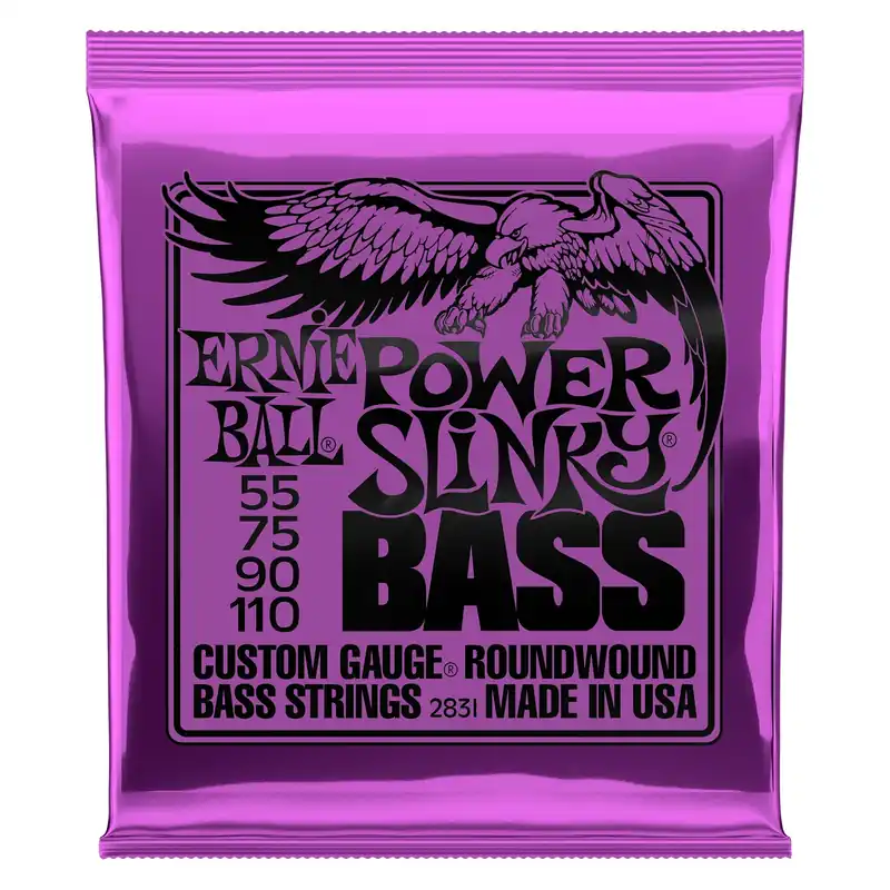 Cheap Ernie Ball 2831 Nickel Wound Power Slinky Electric Bass Strings (55-110)