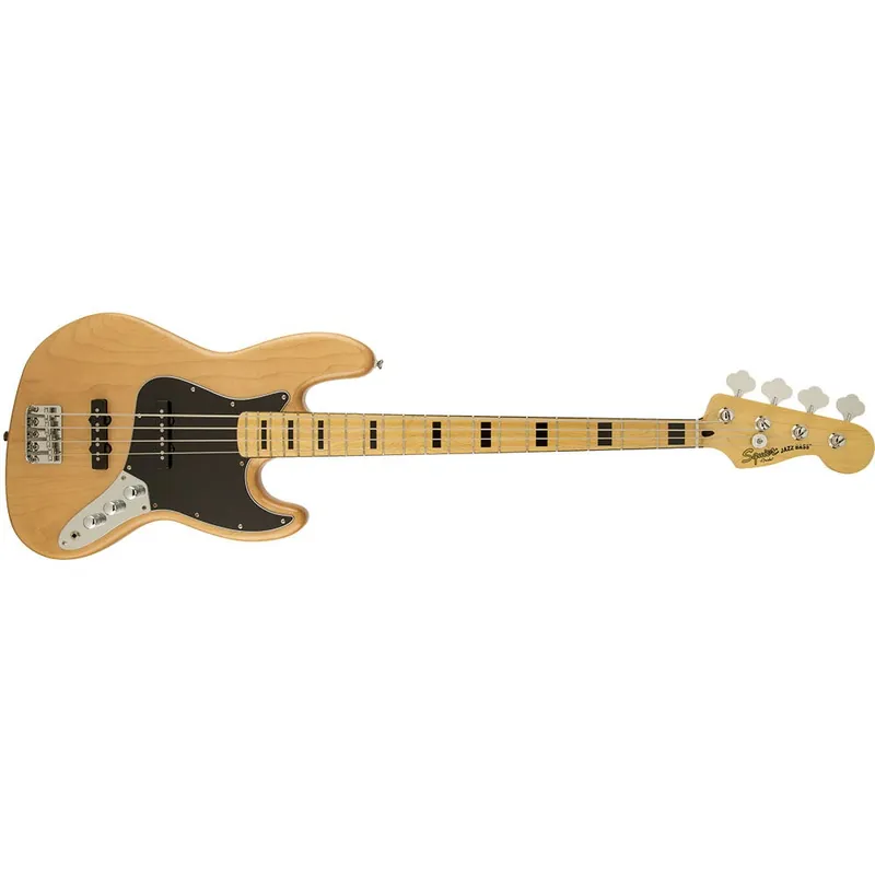 Original Squier Vintage Modified Jazz Bass '70s, Maple Fingerboard - Natural