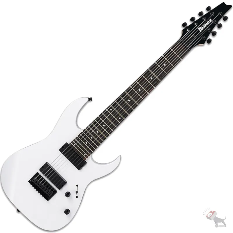 Instant Buy Ibanez RG8 WH RG Series 8-String Basswood Body Electric Guitar White Finish
