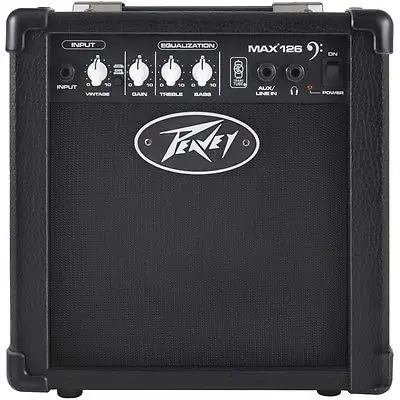 Affordable Peavey MAX 126 1x6.510-Watt Bass Combo Practice Amp
