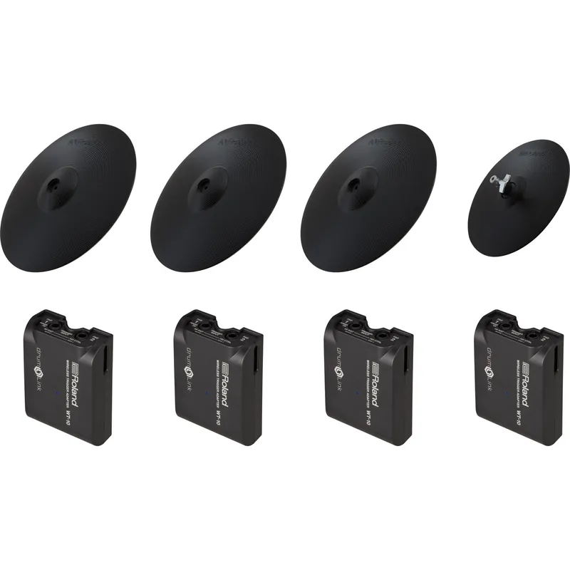 Roland 4CY-4WT-01 DrumLink 4-Piece Wireless Electronic Drum Cymbal Pack Final Sale