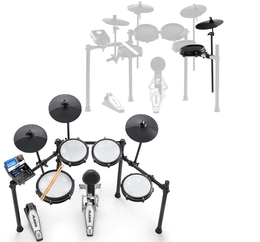 Alesis Drums Nitro Max 8-Piece Electronic Drum Kit w/ Tom & Cymbal Expansion Pack Bulk Order