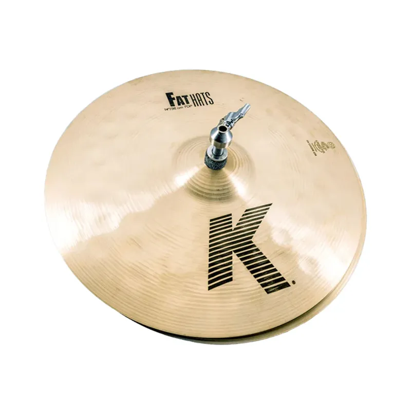 Zildjian K1433 14-Inch Fat Hats Drum Set Hi-Hat Cymbal Set Certified