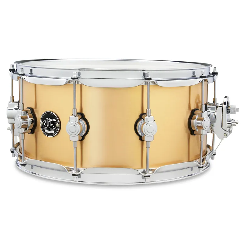 DW Drum Workshop DRPM6514SSBP Performance Series Brass 6.5 x14Snare Drum Professional Grade