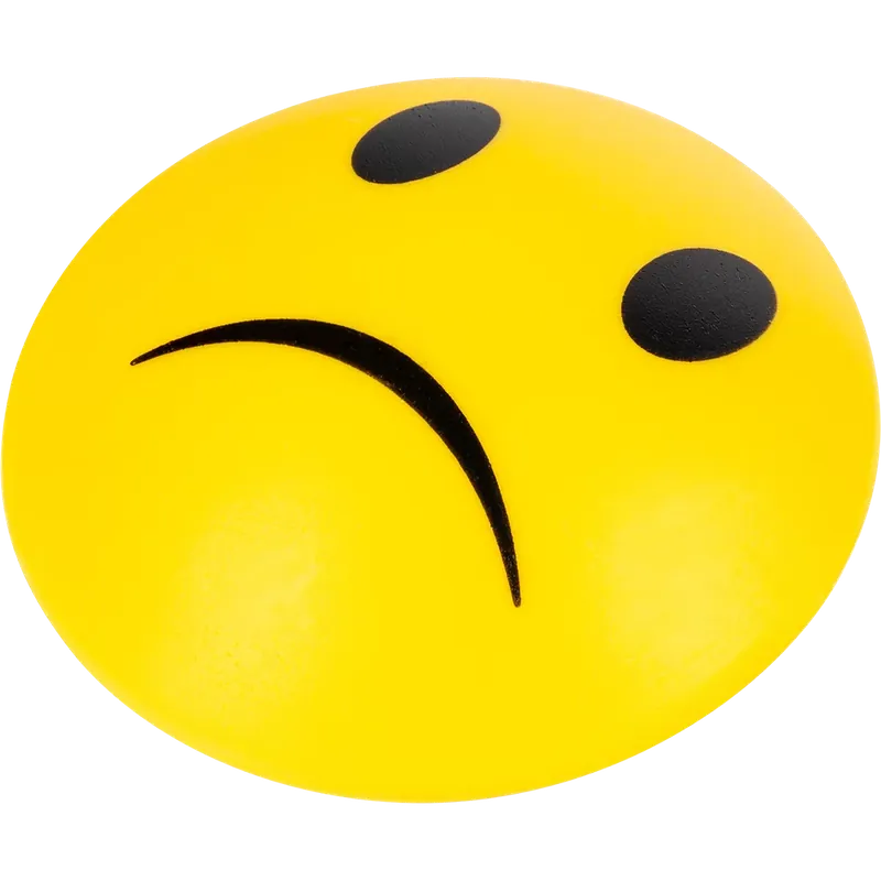 Meinl FACE-S Sad Face Emoji ABS Plastic Shaker, Yellow Grab Now