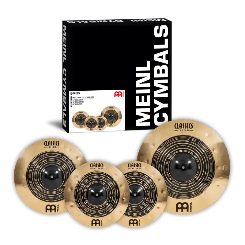 Markdown Meinl CCDU141620 Classics Custom Dual Complete Drum Kit Cymbal Set 14 /16 /20