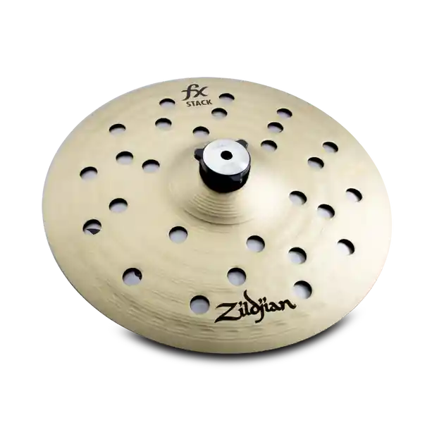 Zildjian FXS10 10Fx Stack Pair w/ Mount Drum Set Cymbals Certified