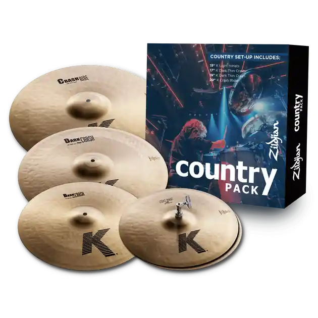 Zildjian K0801C K Zildjian Country Drum Set Cymbal Pack Buy Online