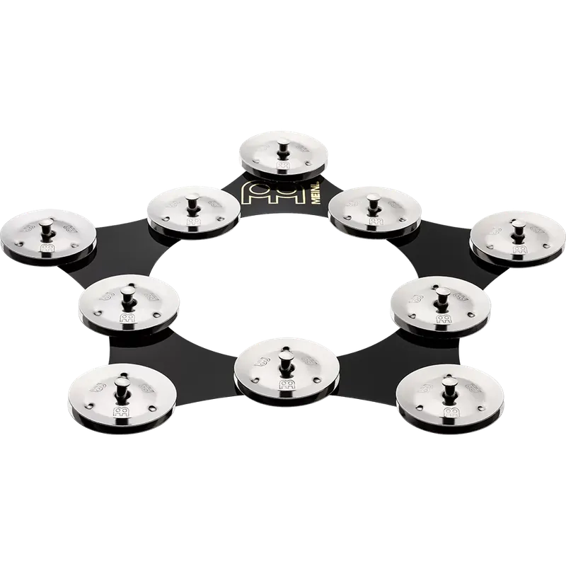 Low Price Meinl Percussion SFHHT Super Flex Hihat Tambourine, Stainless Steel Jingles