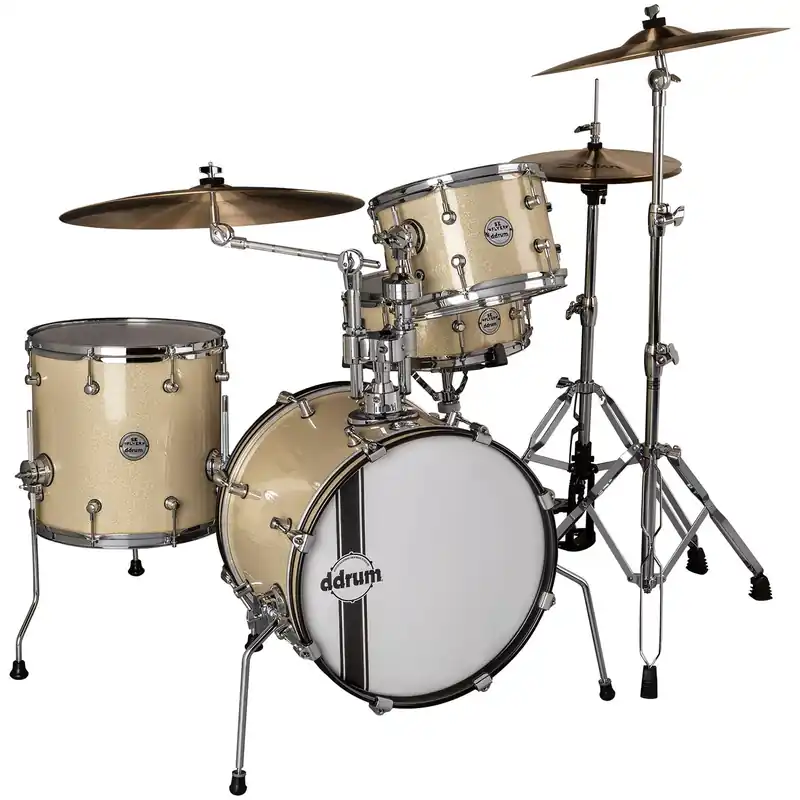 Time-Limited DDrum SE Flyer 4-Piece Drum Set Shell Pack w/ 14x18 Kick Drum, Vintage Sparkle