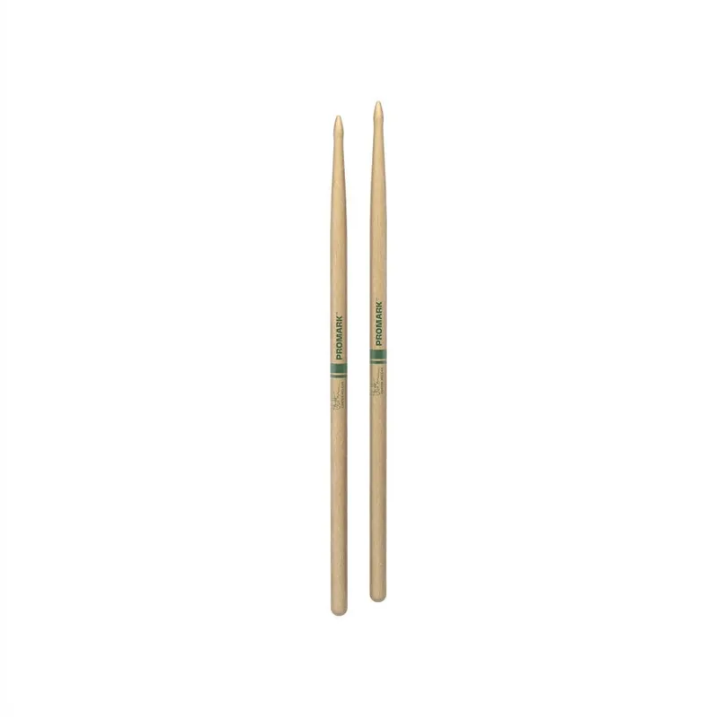 ProMark Carter McLean Lacquered Hickory Drumstick Pair, Wood Tip Top Pick