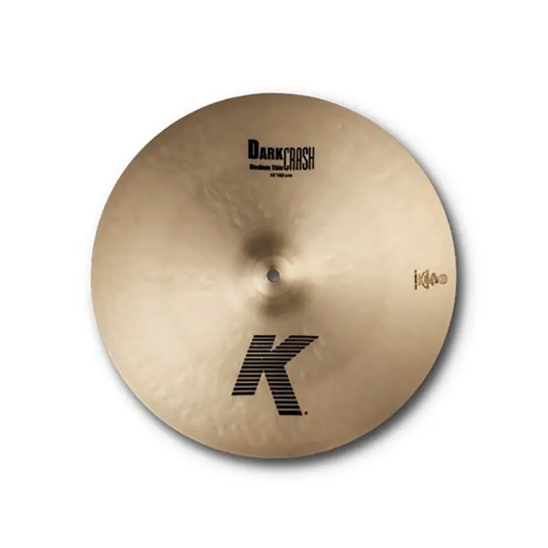 Zildjian K0913 16K Zildjian Dark Crash Medium Thin Drum Set Cymbal Handmade