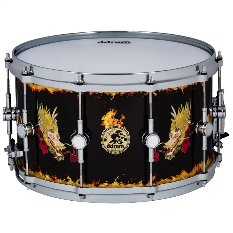 DDrum Vinnie Paul 8x14 Signature Series 8-Ply Maple Snare Drum w/ Diecast Hoops Worldwide Shipping