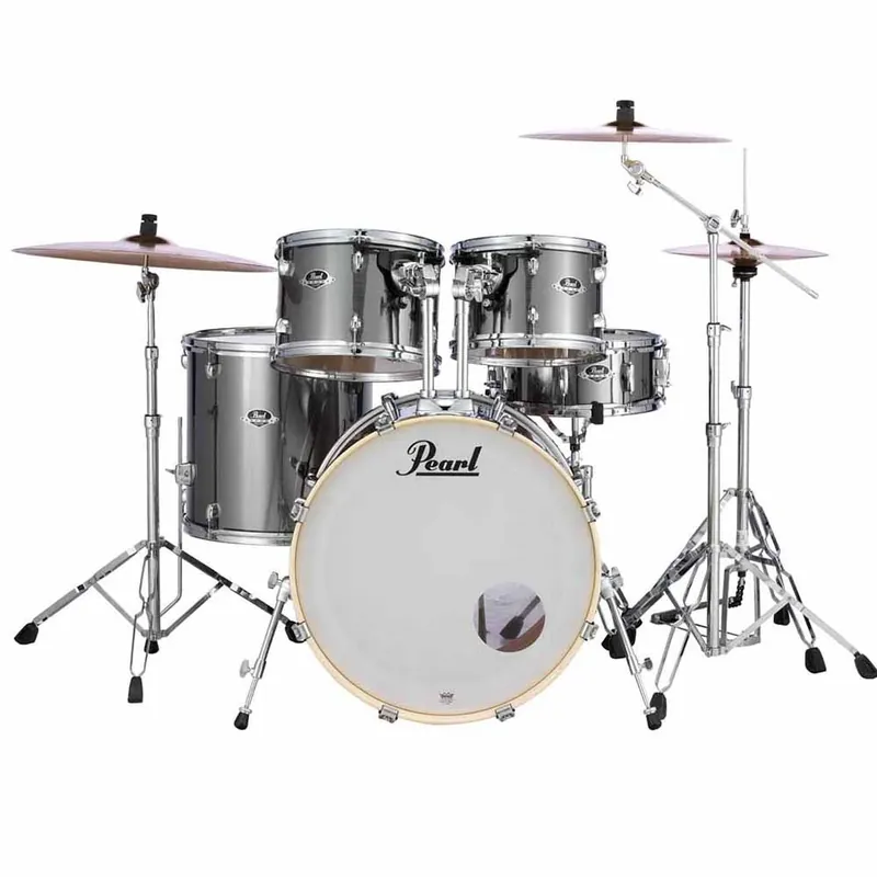 Professional Grade Pearl Export Series EXX725S 5-Piece Drum Kit Set with HWP830, Grindstone Sparkle