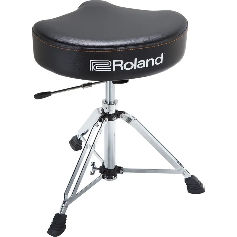 Roland RDT-SHV Hydraulic Saddle Drum Throne w/ Rugged Vinyl Seat Factory Price