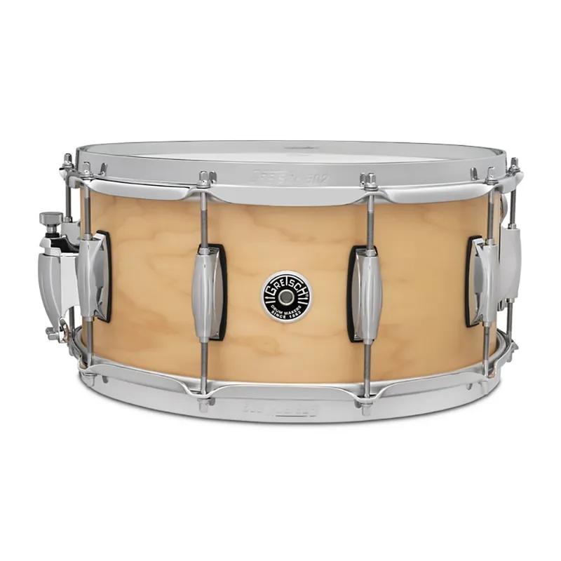 Viral Gretsch Drums GBSS6514S1CL Brooklyn Straight Satin Snare Drum, 6.5x 14