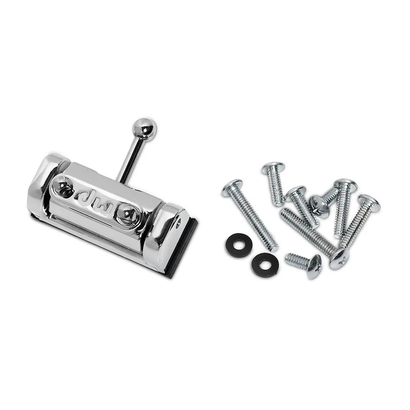 New Arrival DW Drum Workshop DWSM2160 5 Position Butt Plate with Mounting Hardware, Chrome