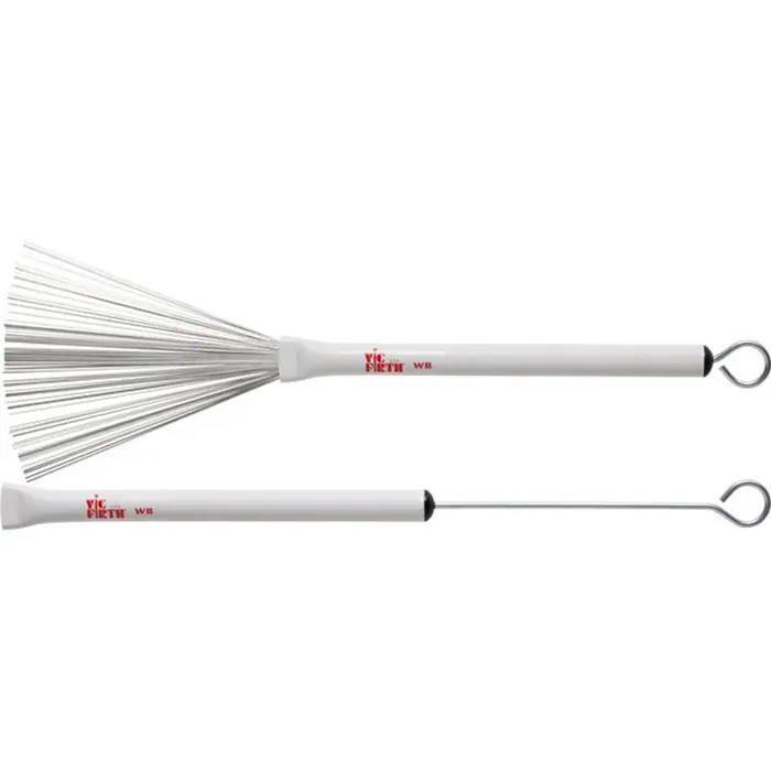 Reduced Price Vic Firth WB Retractable Adjustable Wire Jazz Brushes w/ Medium Gauge Wire