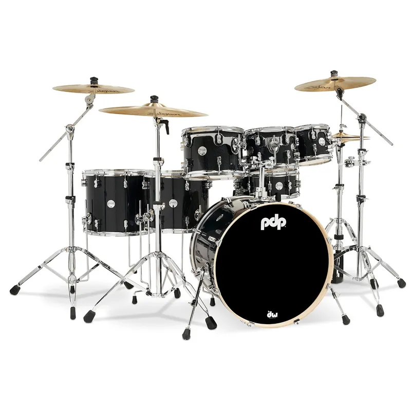 Hot Deal PDP PDCM2217MD Concept Maple 7-Piece Drum Set Kit, Meteor Dust Finish