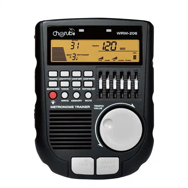Cherub WRW-206 Compact User-Friendly Drum Trainer Metronome Order Now