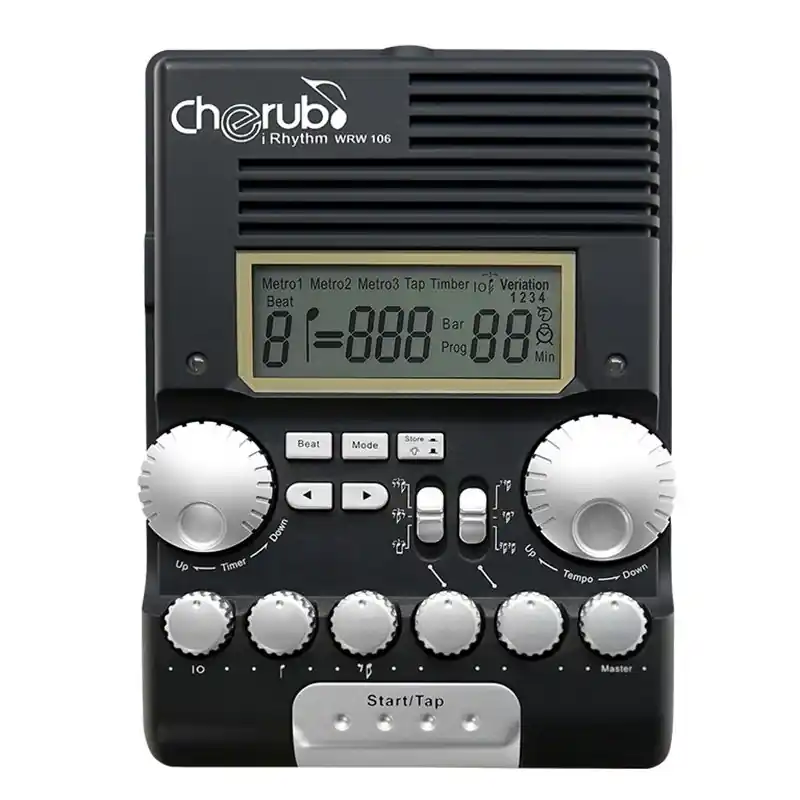 Next Day Delivery Cherub WRW-106 Compact User-Friendly Drum Trainer Metronome