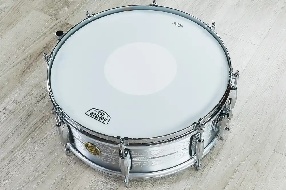 Gretsch 135th Anniversary Aluminum Snare Drum with Carry Bag - 5 x14(S/N: A135-1043) Hot Picks