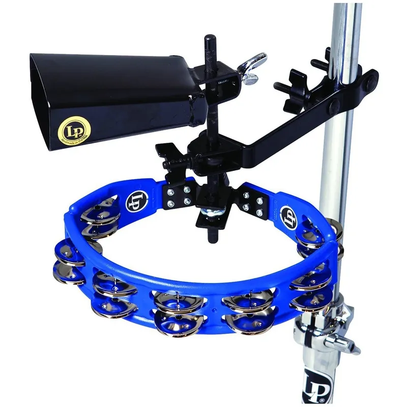 In Demand LP Latin Percussion LP160-K Cyclops Tambourine & Cowbell with Mount Kit