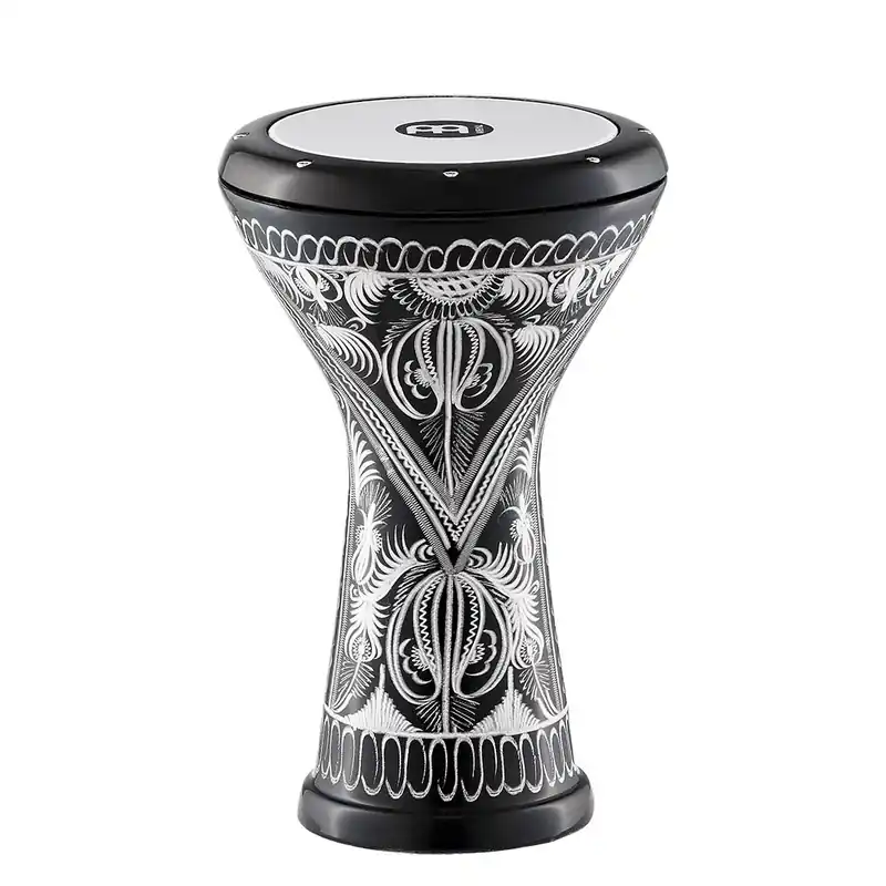 Meinl Percussion HE-3018 Hand Engraved Aluminum Doumbek Soprano with Carry Bag, Spare Head, and Tuning Key No Minimum Order