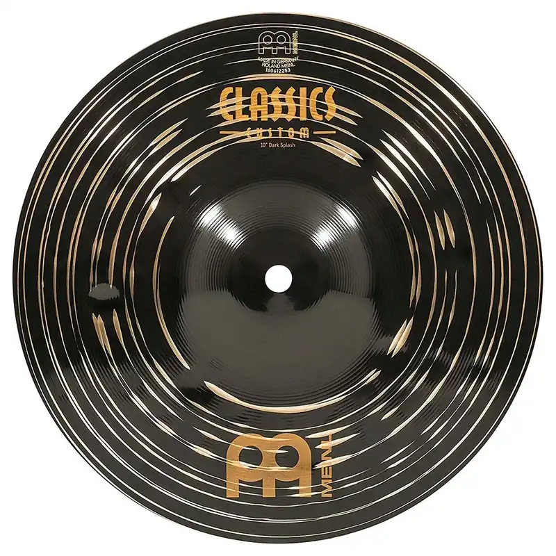 Meinl CC10DAS Classics Custom Dark Splash Cymbal, Dark Finish - 10 Professional Grade