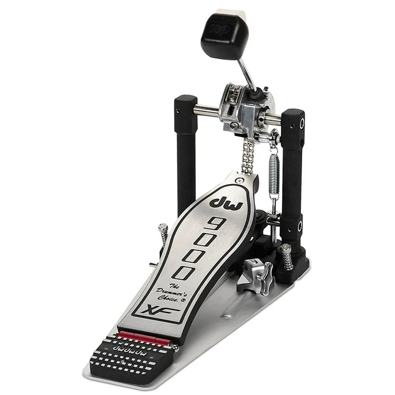 DW Drum Workshop DWCP9000XF 9000 Series Single Kick Bass Drum Pedal, Extended Footboard Trusted Brand