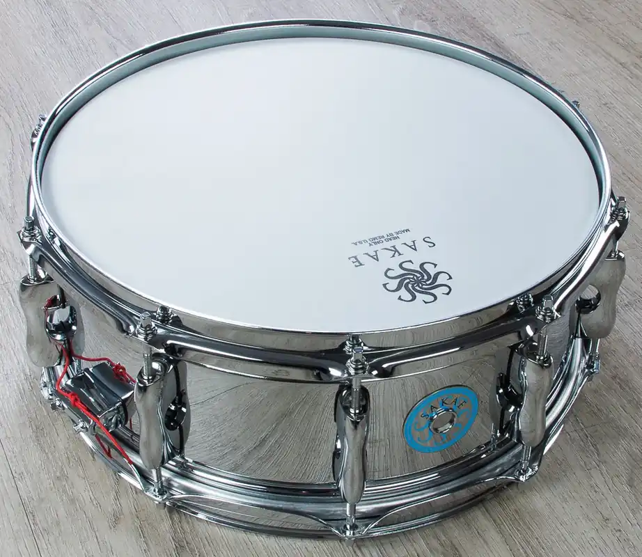 Sakae Aluminum Snare Drum (5.5x 14 ) In Demand