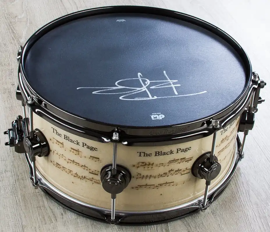 Time-Limited Gretsch BP-ICON-SNARE Black Page Icon, 8-Lug, BN HW