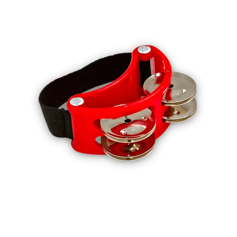 LP Latin Percussion Foot Tambourine - Red Place Order