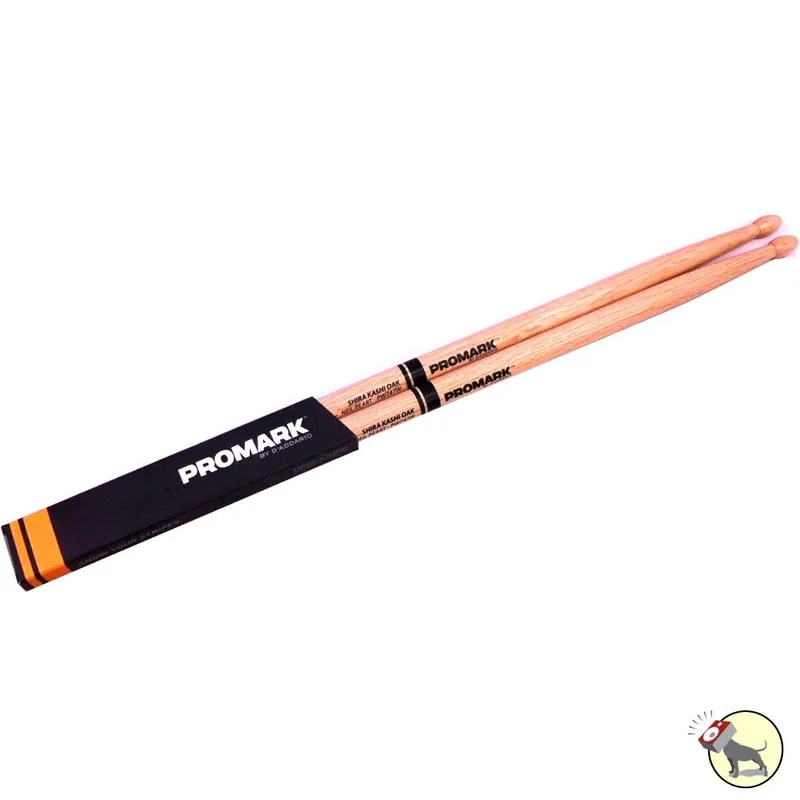 Hot Deal Pro-Mark PW747W Shira Kashi Oak Neil Peart Wood Tip Drumsticks Sumo