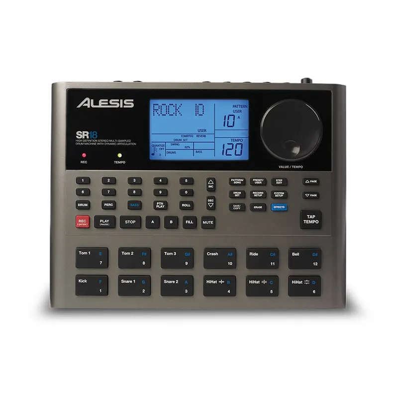Price Cut Alesis SR-18 Portable Drum Machine with 32MB Sound Library and On-Board Effects