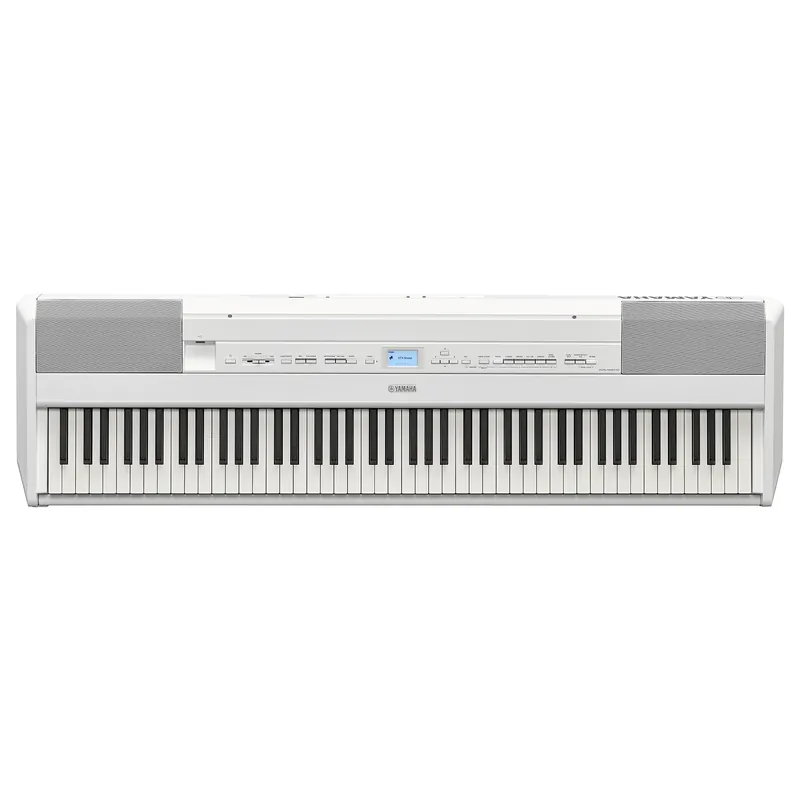 Limited Time Yamaha P525WH 88-Key Electronic Piano Keyboard with GrandTouch-S Action & USB-C, White