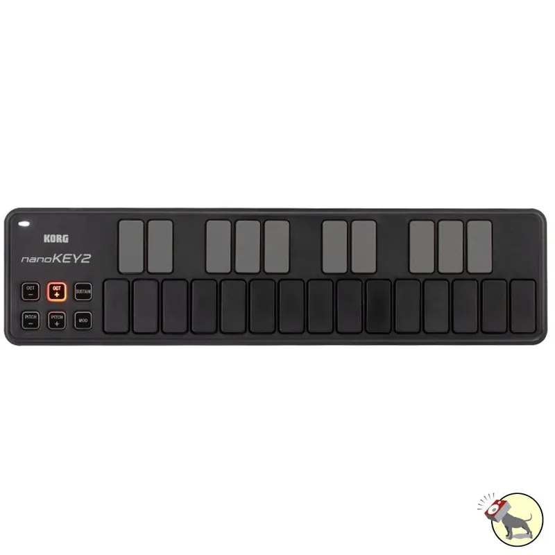 Today Only Korg NanoKey2 Slim-Line USB 25-Key Keyboard Controller Black