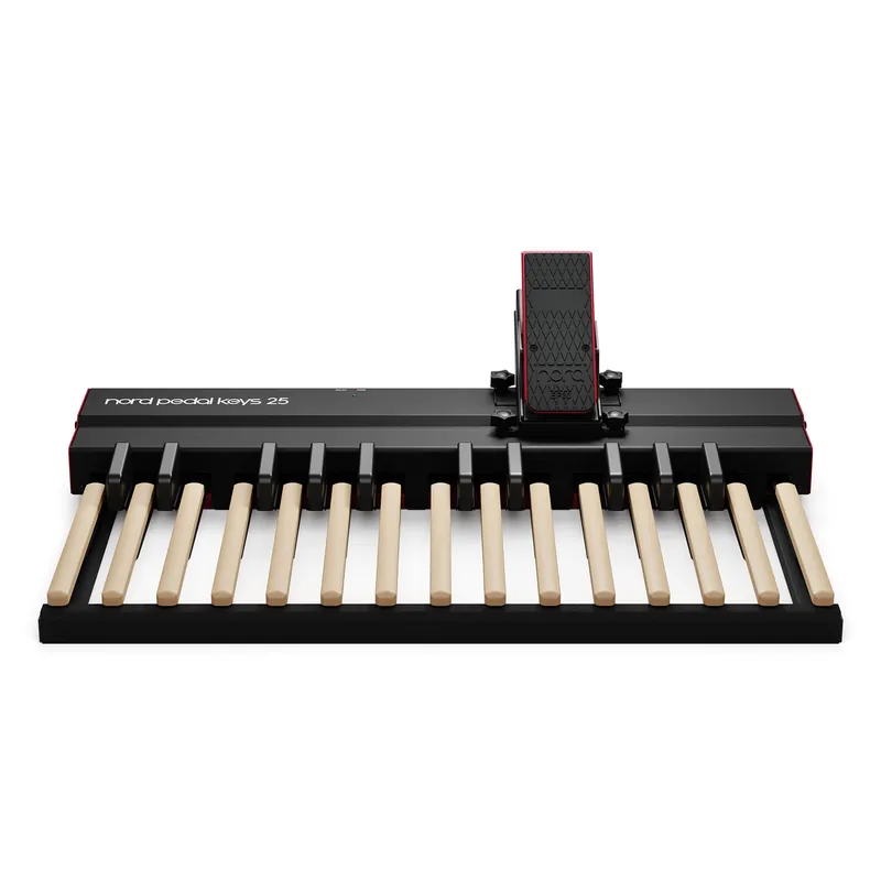 Nord Pedal Keys 25 MIDI Pedal Keyboard with 25 Wooden Keys & EP30 Expression Pedal Price Cut