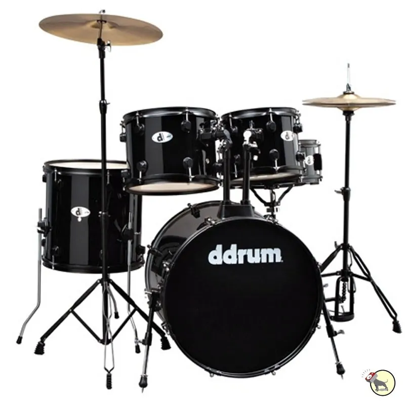 ddrum d120B 5-Piece Acoustic Drum Kit (Black on Black) Trusted Brand