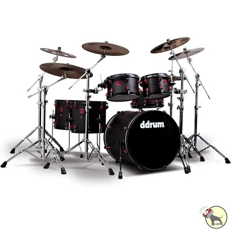 ddrum Hybrid 6 Piece Acoustic Drum Kit Set with Built-In Triggers Handmade